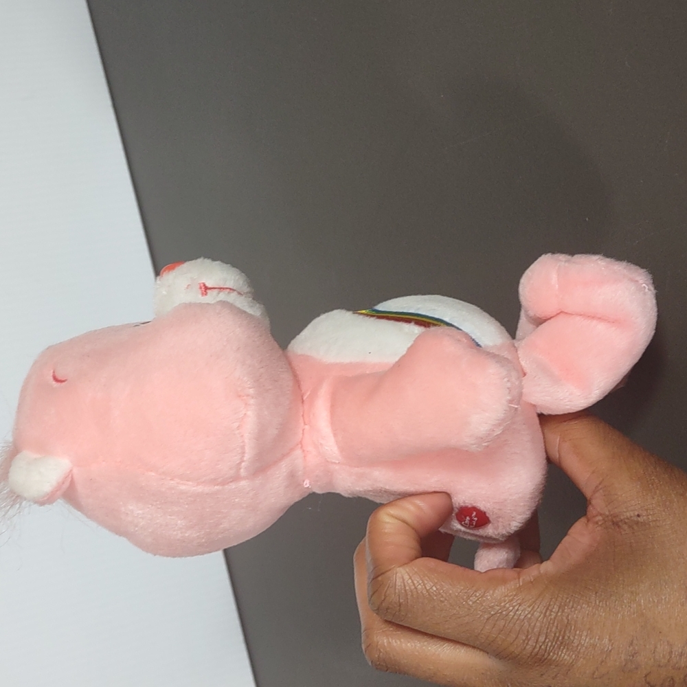 β’Care Bears Cheer Bear pink rainbow 8.5" Plush Plushie Fairy Core Stuff animals - Picture 4 of 16
